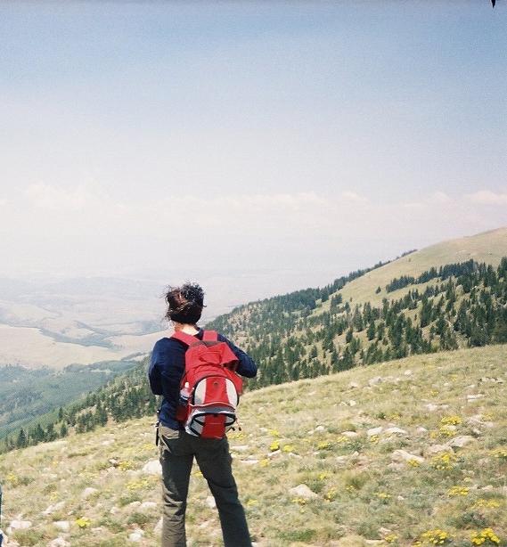 Diana Dickey on a hiking trip